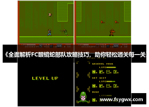 《全面解析FC眼镜蛇部队攻略技巧，助你轻松通关每一关》