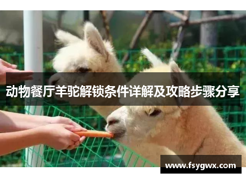 动物餐厅羊驼解锁条件详解及攻略步骤分享
